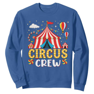 Circus Crew Sweatshirt Funny Circus Staff Clown Party Carnival