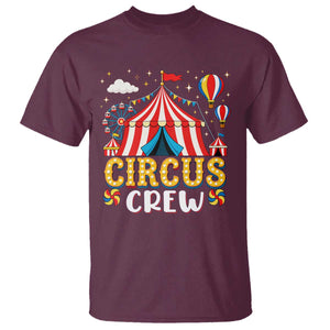 Circus Crew T Shirt Funny Circus Staff Clown Party Carnival