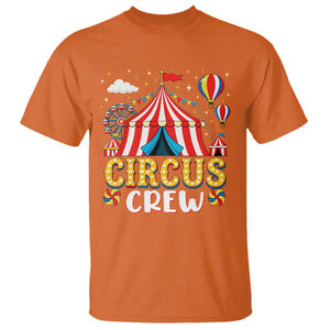 Circus Crew T Shirt Funny Circus Staff Clown Party Carnival