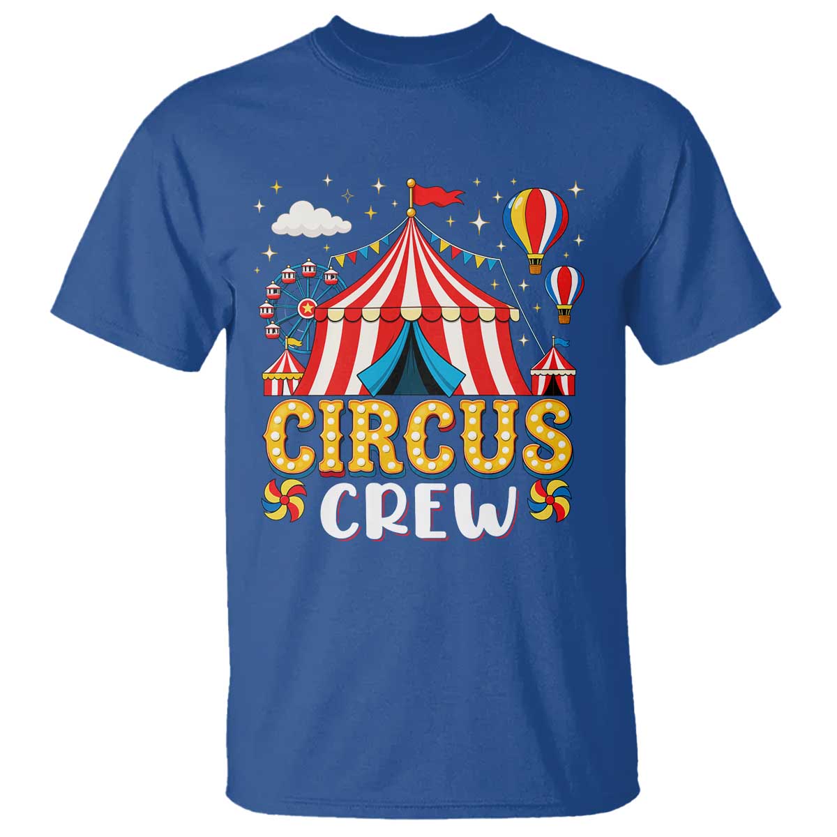 Circus Crew T Shirt Funny Circus Staff Clown Party Carnival