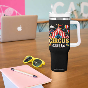 Circus Crew Tumbler With Handle Funny Circus Staff Clown Party Carnival