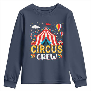 Circus Crew Youth Sweatshirt Funny Circus Staff Clown Party Carnival