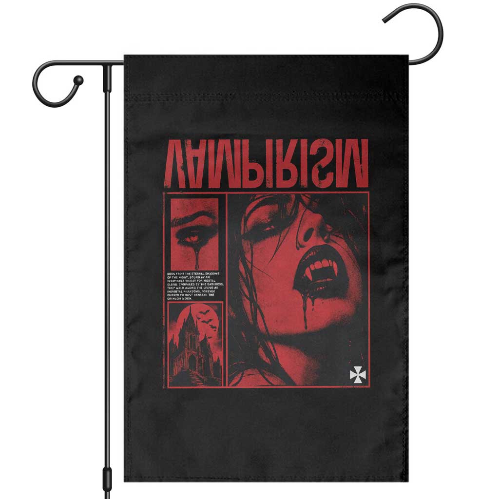 Vampirism Vampire Dark Gothic Emo Y2k Halloween Grunge Garden Flag