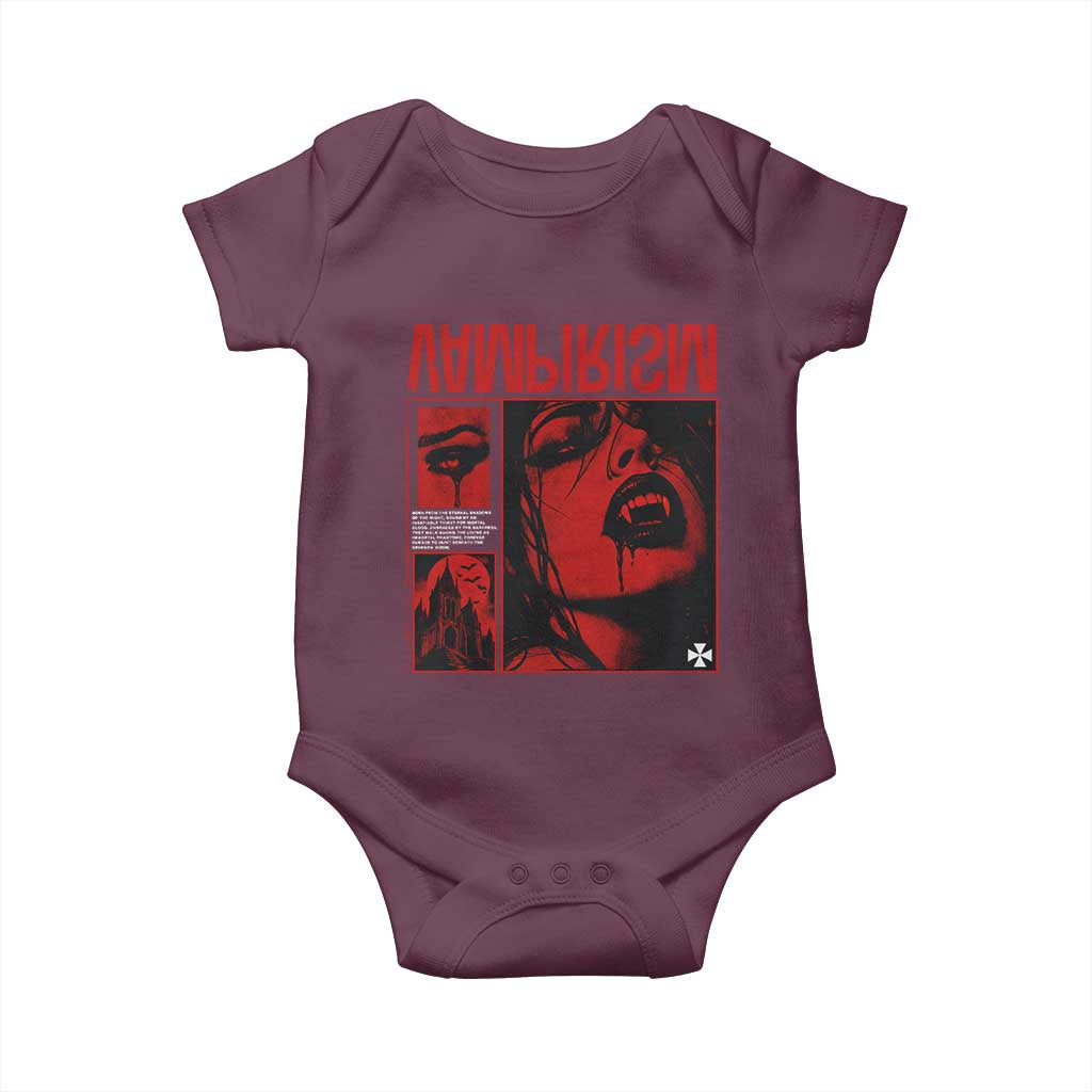 Vampirism Vampire Dark Gothic Emo Y2k Halloween Grunge Baby Onesie