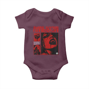 Vampirism Vampire Dark Gothic Emo Y2k Halloween Grunge Baby Onesie