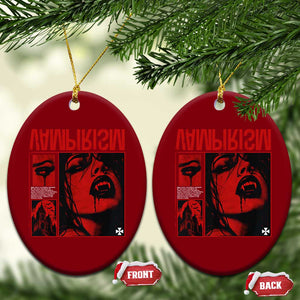 Vampirism Vampire Dark Gothic Emo Y2k Halloween Grunge Ceramic Ornament