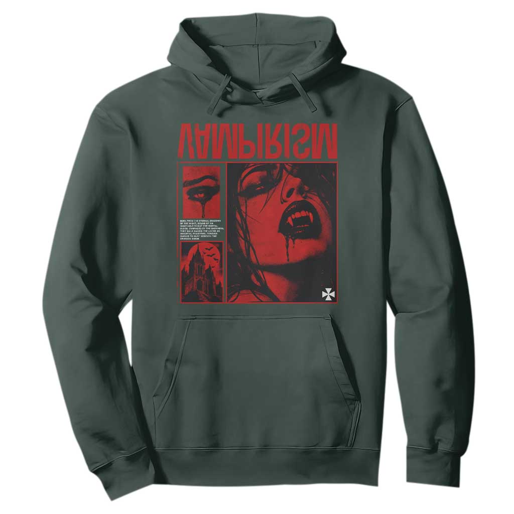 Vampirism Vampire Dark Gothic Emo Y2k Halloween Grunge Hoodie