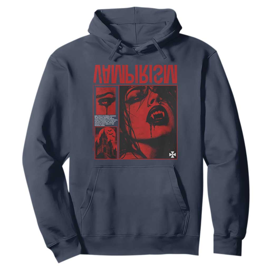 Vampirism Vampire Dark Gothic Emo Y2k Halloween Grunge Hoodie