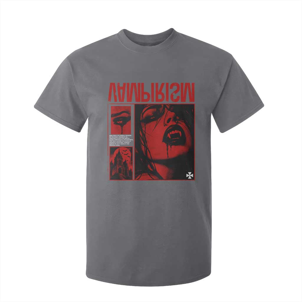 Vampirism Vampire Dark Gothic Emo Y2k Halloween Grunge T Shirt For Kid