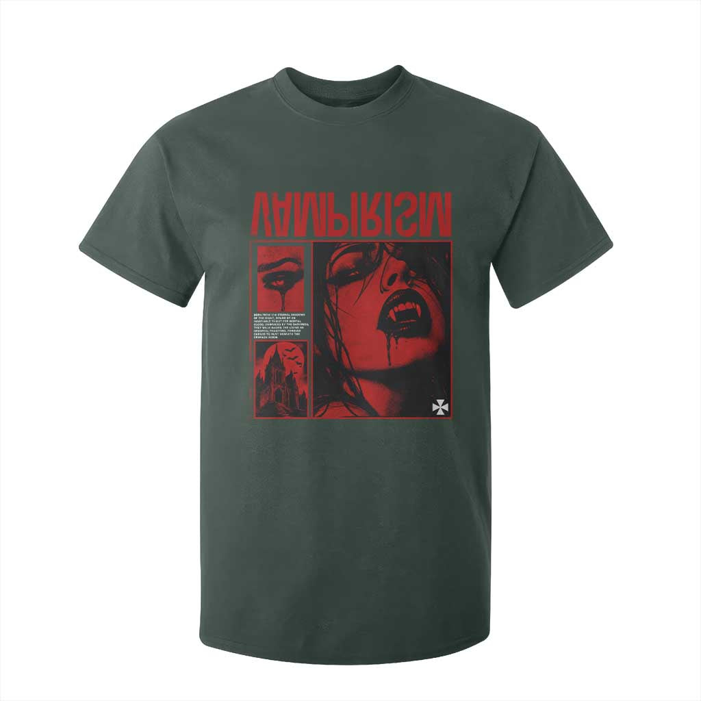 Vampirism Vampire Dark Gothic Emo Y2k Halloween Grunge T Shirt For Kid