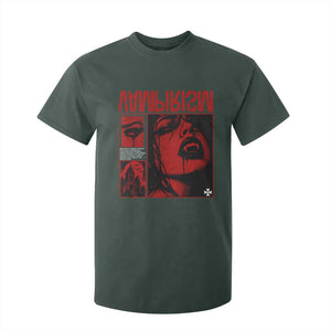 Vampirism Vampire Dark Gothic Emo Y2k Halloween Grunge T Shirt For Kid