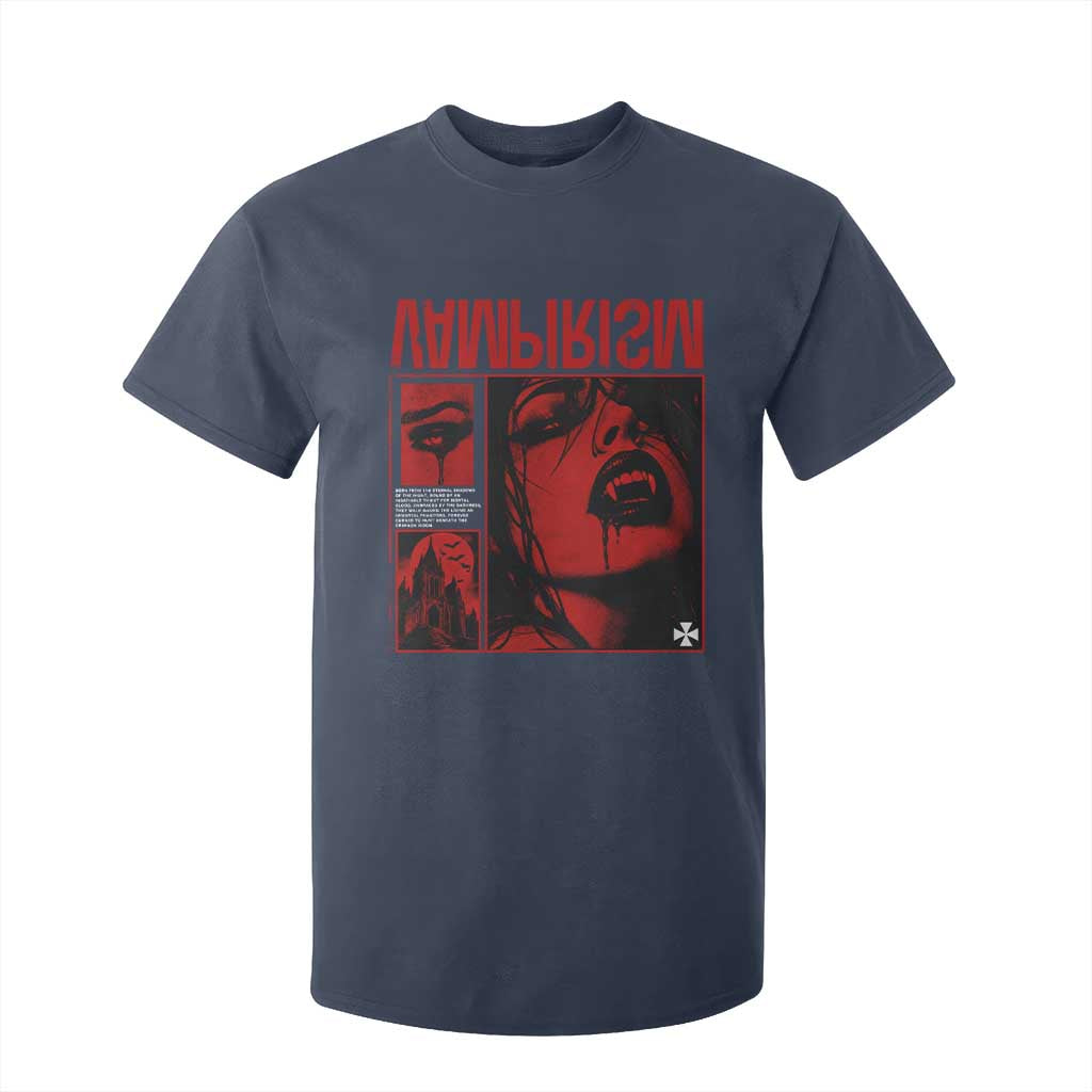 Vampirism Vampire Dark Gothic Emo Y2k Halloween Grunge T Shirt For Kid