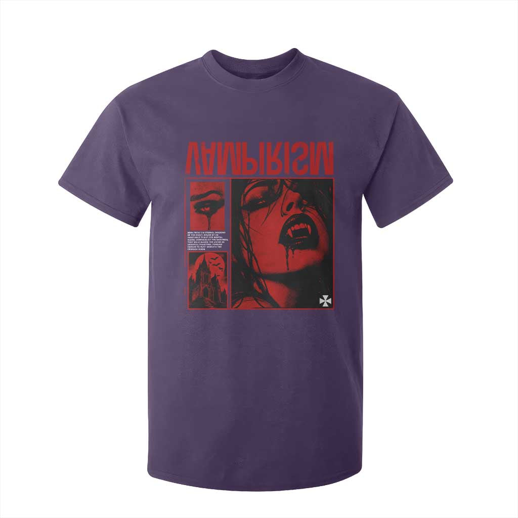 Vampirism Vampire Dark Gothic Emo Y2k Halloween Grunge T Shirt For Kid