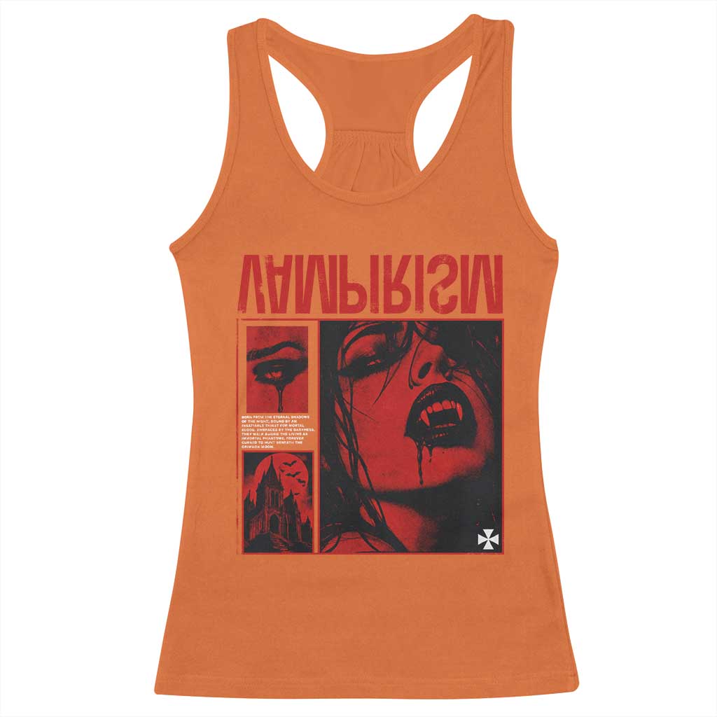 Vampirism Vampire Dark Gothic Emo Y2k Halloween Grunge Racerback Tank Top