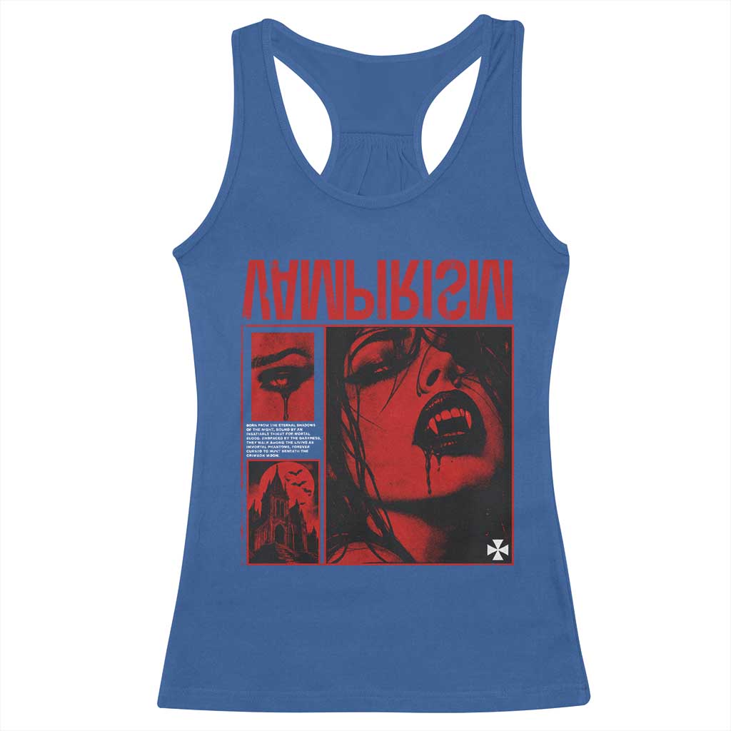Vampirism Vampire Dark Gothic Emo Y2k Halloween Grunge Racerback Tank Top