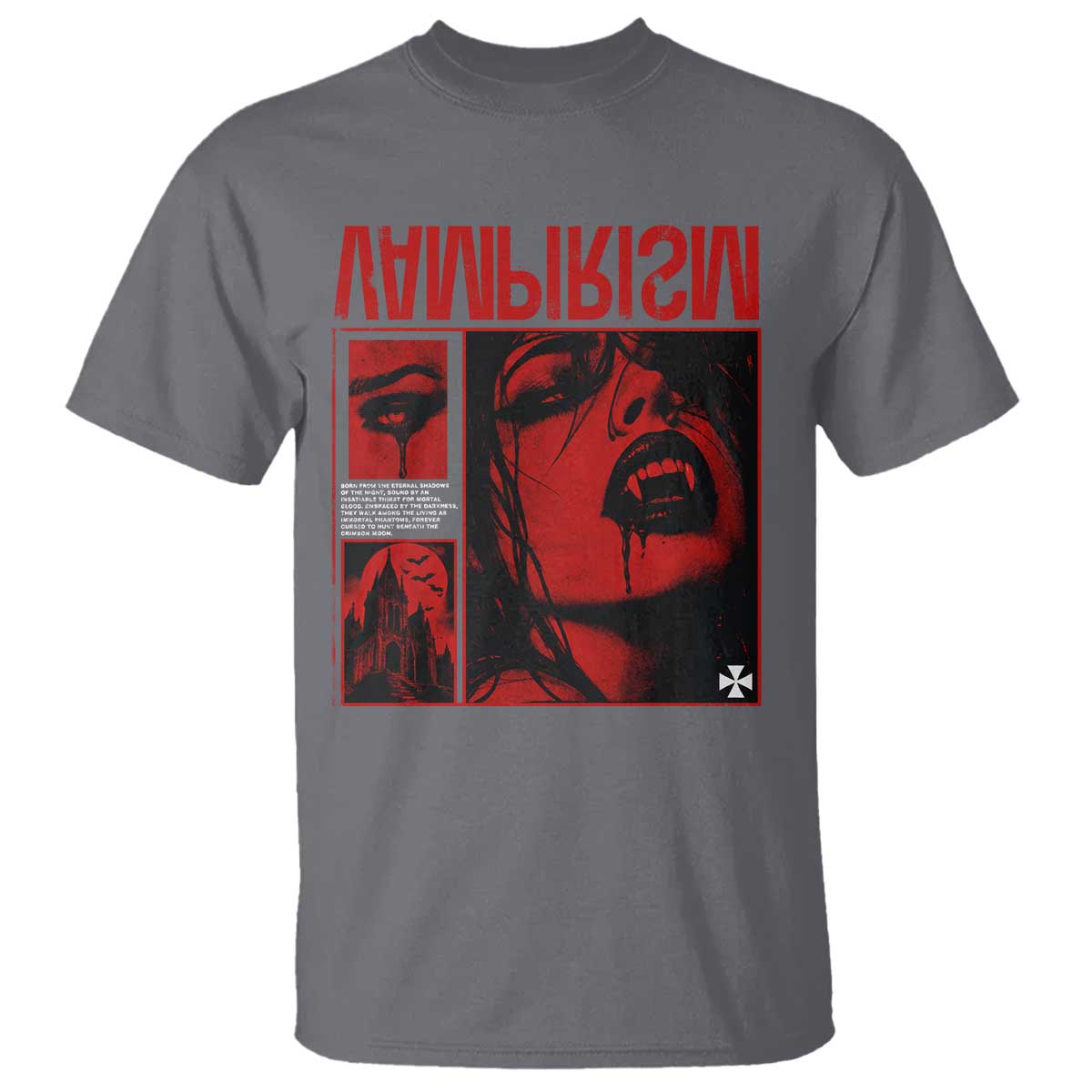 Vampirism Vampire Dark Gothic Emo Y2k Halloween Grunge T Shirt
