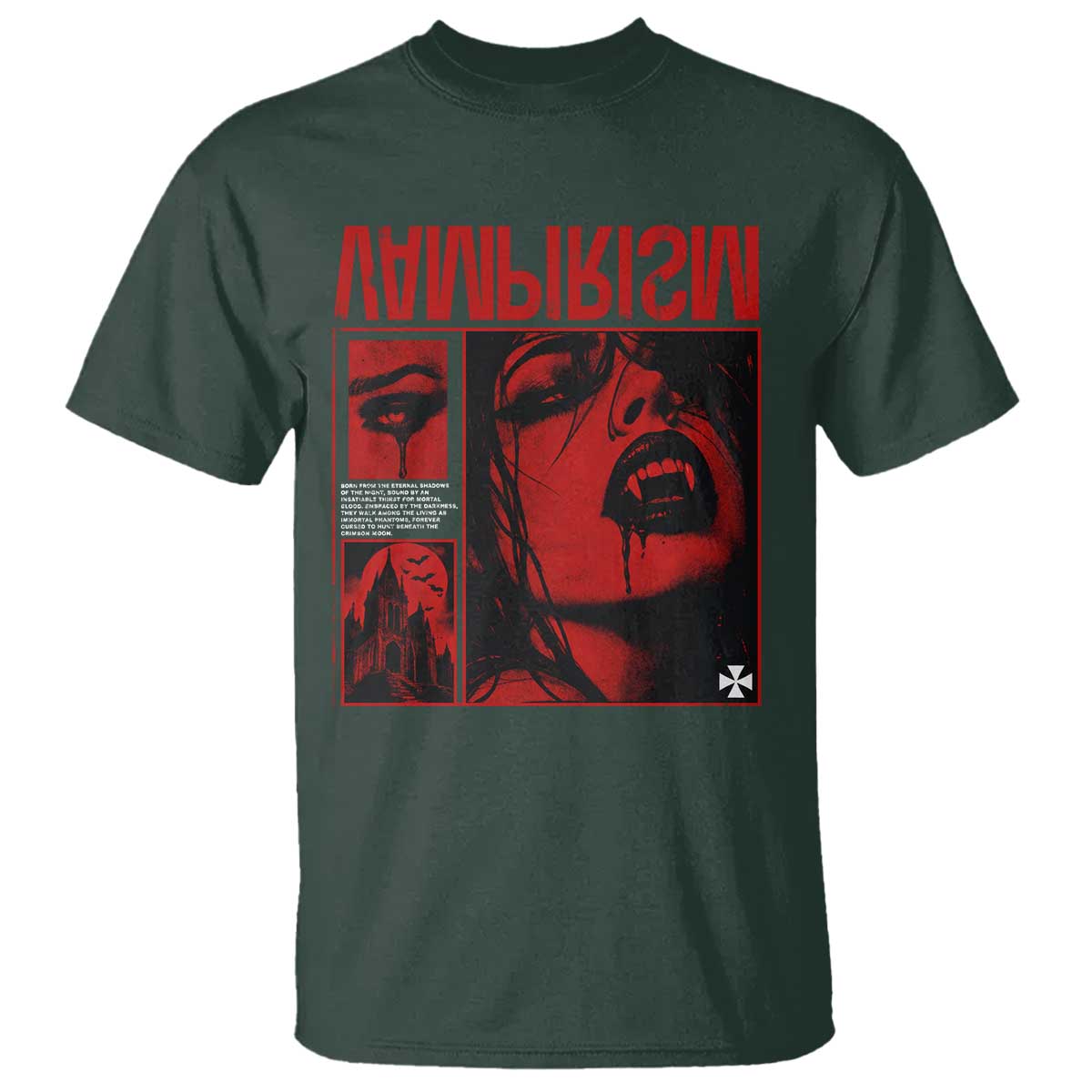 Vampirism Vampire Dark Gothic Emo Y2k Halloween Grunge T Shirt