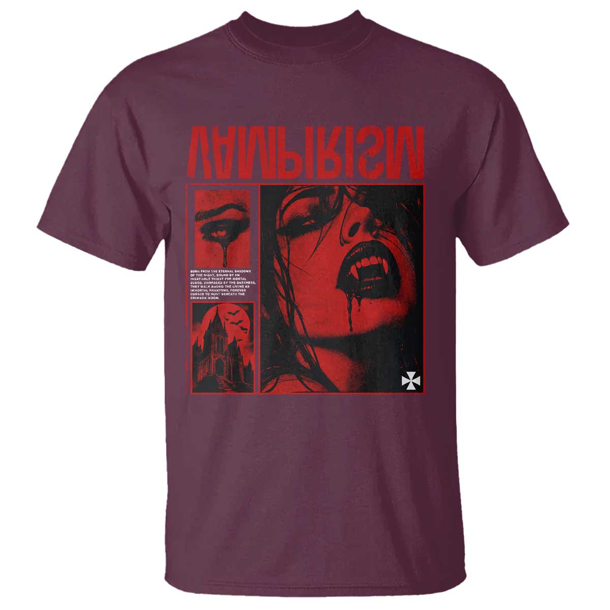 Vampirism Vampire Dark Gothic Emo Y2k Halloween Grunge T Shirt