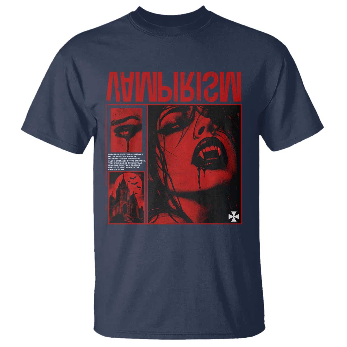 Vampirism Vampire Dark Gothic Emo Y2k Halloween Grunge T Shirt