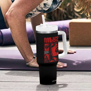 Vampirism Vampire Dark Gothic Emo Y2k Halloween Grunge Tumbler With Handle