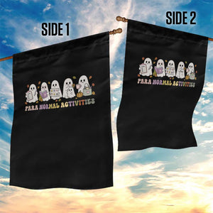Para Normal Activities SPED Teachers Ghost Halloween Garden Flag