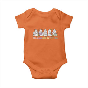 Para Normal Activities SPED Teachers Ghost Halloween Baby Onesie