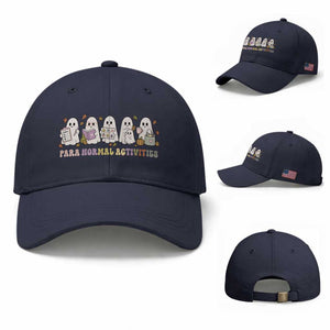 Para Normal Activities SPED Teachers Ghost Halloween Baseball Cap