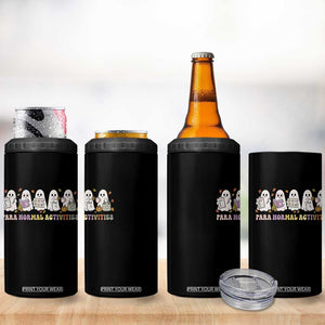 Para Normal Activities SPED Teachers Ghost Halloween 4 in 1 Can Cooler Tumbler