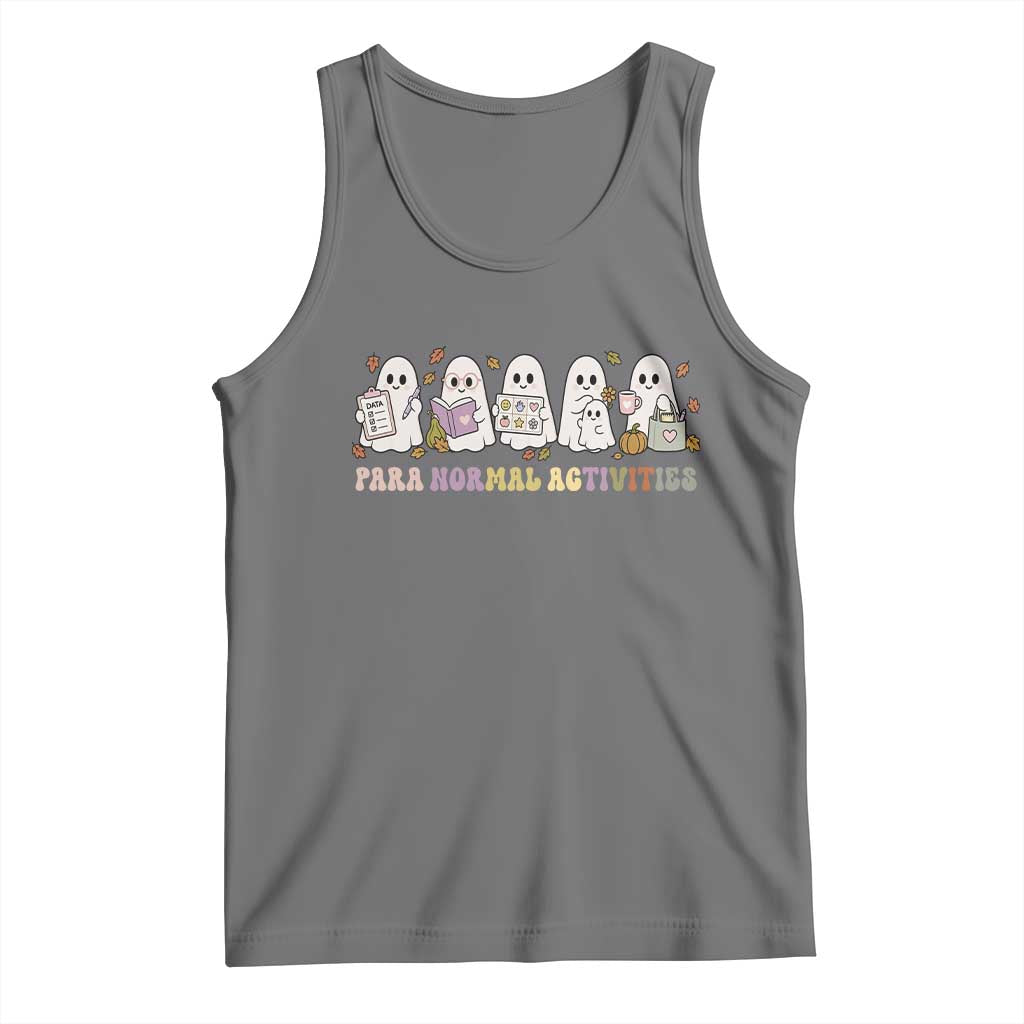 Para Normal Activities SPED Teachers Ghost Halloween Tank Top