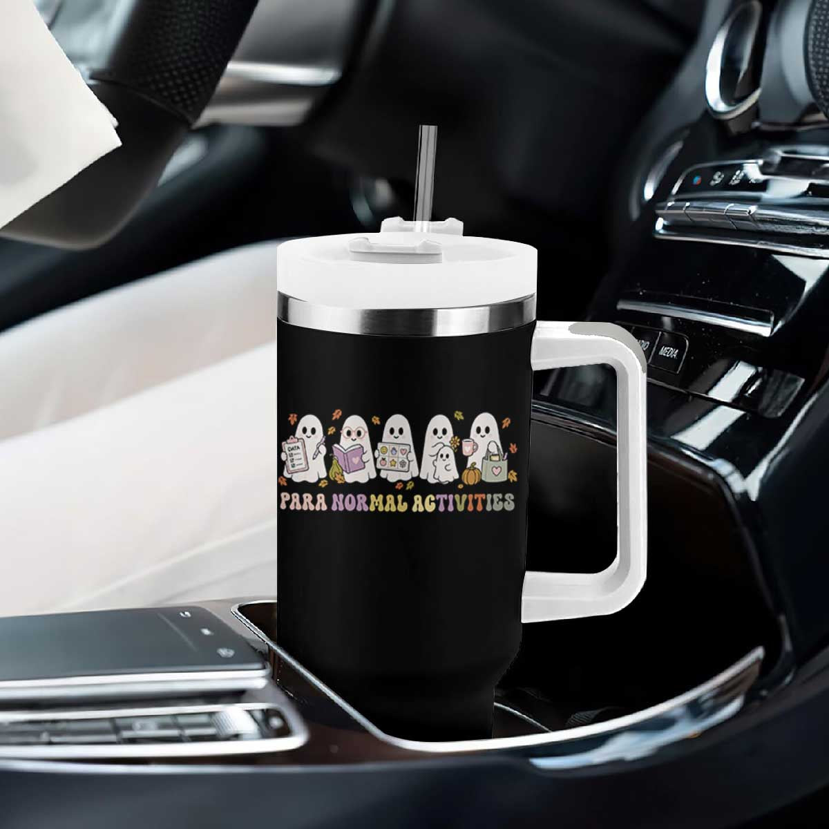 Para Normal Activities SPED Teachers Ghost Halloween Tumbler With Handle