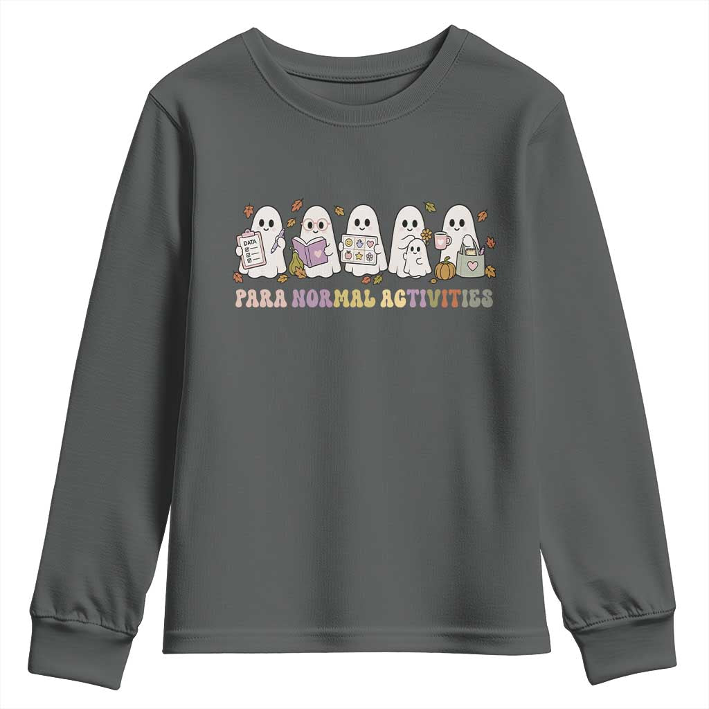 Para Normal Activities SPED Teachers Ghost Halloween Youth Sweatshirt