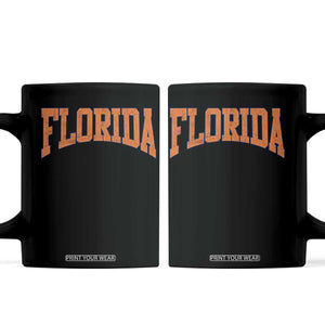 Florida Vintage Athletic Sports Design Coffee Mug FL Fan 80s 90s Style