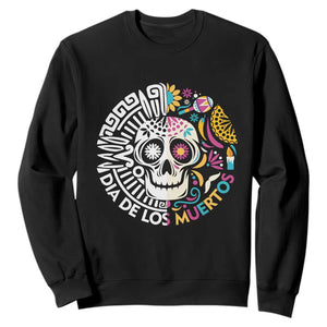 Day Of The Dead Sweatshirt Dia De Los Muertos Sugar Skull Mexican TS11 Black Print Your Wear