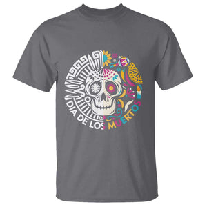 Day Of The Dead T Shirt Dia De Los Muertos Sugar Skull Mexican TS11 Charcoal Print Your Wear