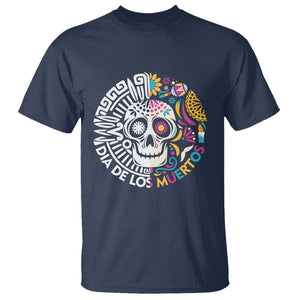 Day Of The Dead T Shirt Dia De Los Muertos Sugar Skull Mexican TS11 Navy Print Your Wear