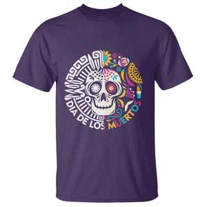 Day Of The Dead T Shirt Dia De Los Muertos Sugar Skull Mexican TS11 Purple Print Your Wear