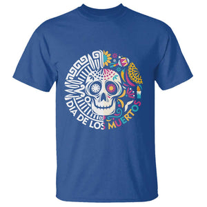 Day Of The Dead T Shirt Dia De Los Muertos Sugar Skull Mexican TS11 Royal Blue Print Your Wear