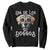 Day Of The Dead Sweatshirt Dia De Los Doggos Dog Calaca Face Painting TS11 Black Print Your Wear