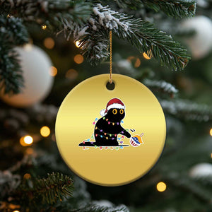 Funny Harris Supporter Christmas Ornament Xmas Black Cat With Bauble TS11 Print Your Wear