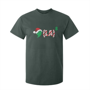 Harris Christmas T Shirt For Kid Comma La Kamala Candy Cane Xmas TS11 Dark Forest Green Print Your Wear