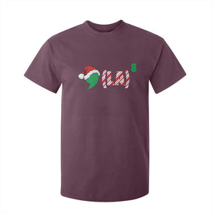 Harris Christmas T Shirt For Kid Comma La Kamala Candy Cane Xmas TS11 Maroon Print Your Wear