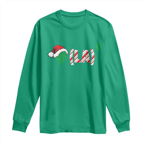 Harris Christmas Long Sleeve Shirt Comma La Kamala Candy Cane Xmas TS11 Irish Green Print Your Wear