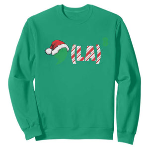 Harris Christmas Sweatshirt Comma La Kamala Candy Cane Xmas TS11 Irish Green Print Your Wear