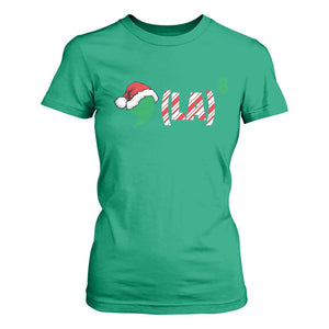 Harris Christmas T Shirt For Women Comma La Kamala Candy Cane Xmas TS11 Irish Green Print Your Wear