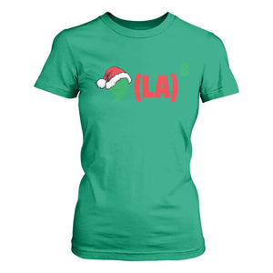 Harris Christmas T Shirt For Women Comma La Kamala Santa Hat Xmas TS11 Irish Green Print Your Wear