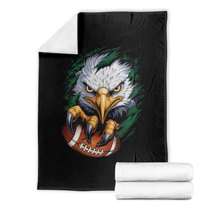 PFE Football Game Green Sport Lovers Throw Blanket TS11 Black Print Your Wear