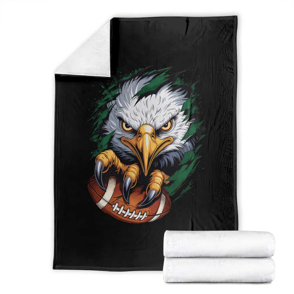 PFE Football Game Green Sport Lovers Throw Blanket TS11 Black Print Your Wear