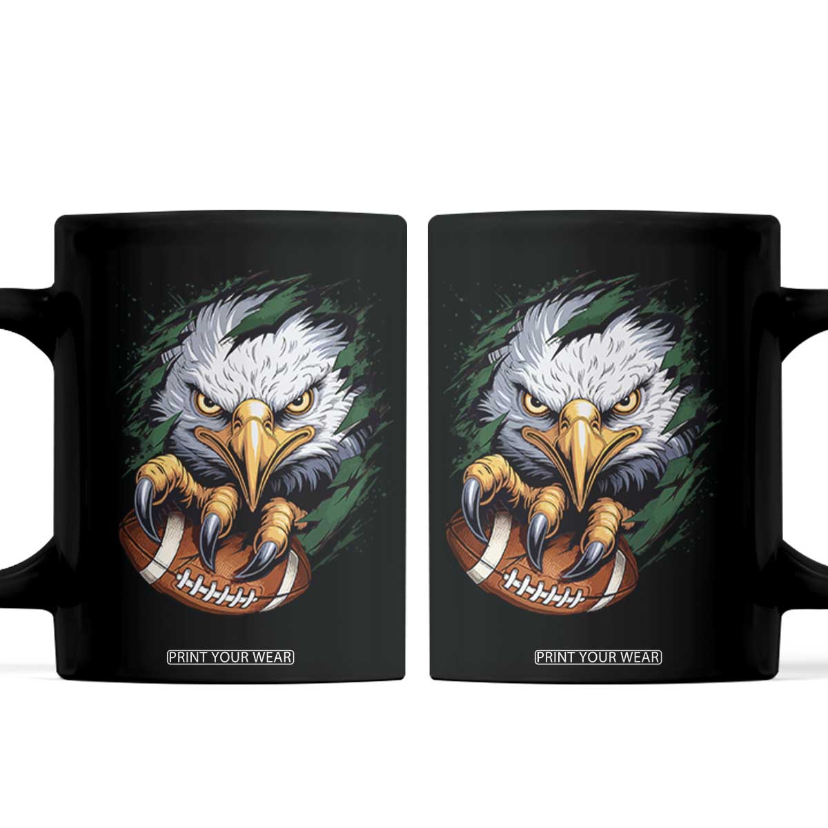 PFE Football Game Green Sport Lovers Coffee Mug TS11 Black Print Your Wear