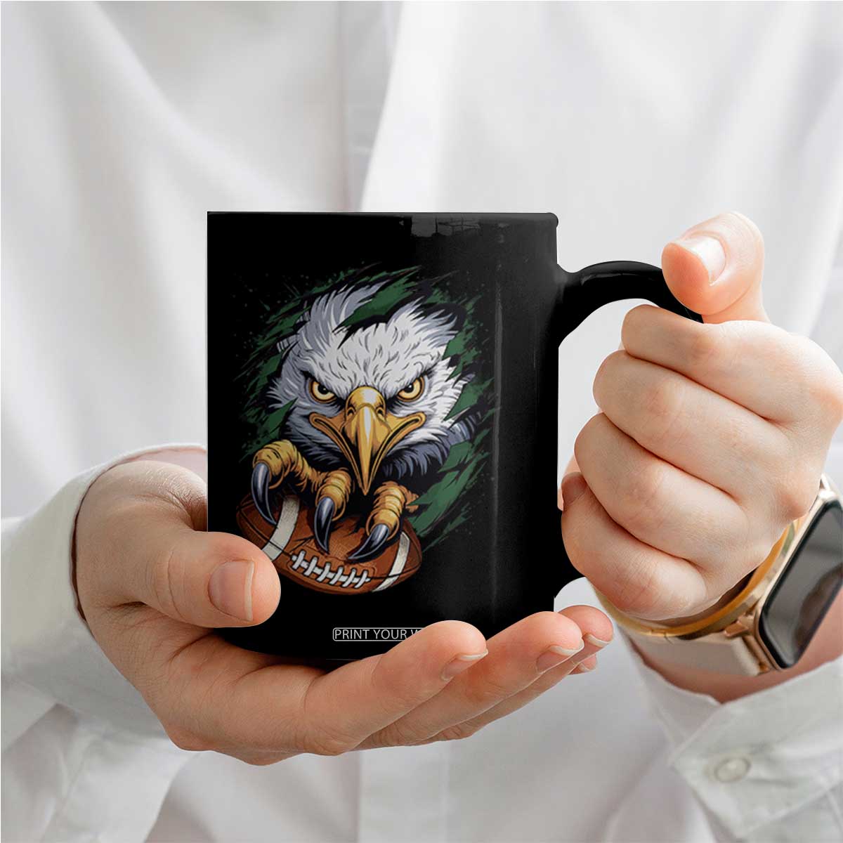 PFE Football Game Green Sport Lovers Coffee Mug TS11 Print Your Wear