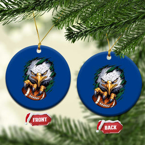 PFE Football Game Green Sport Lovers Ceramic Ornament TS11 1pc Blue Print Your Wear